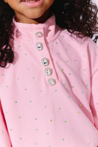 Pink Sparkle Short Set