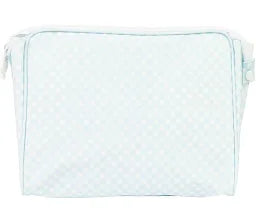 The Go Bag Large, Blue Gingham