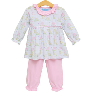 Puppy Pals Ruffle Bloomer Set
