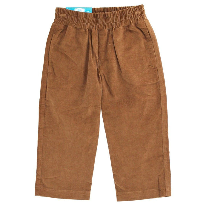 Charlie Pull On Pant, Brown Cord