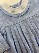 Blue Check Longall, Rocking Horse