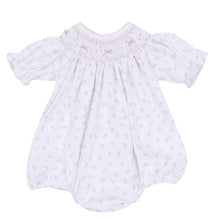 Juliette's Classics Bishop Print Short Sleeve Bubble - Pink