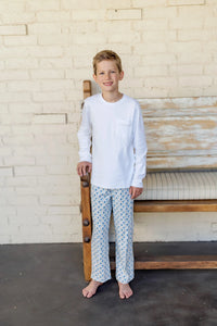 BECKETT BOYS' HANGOUT PANT - MALLARD DUCKS