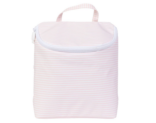 Pink Stripe Bottle Bag