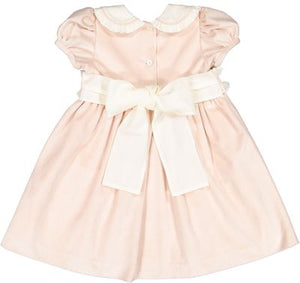 Powder Pink Velvet Dress
