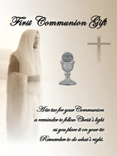 First Communion Silver Chalice Tie Pin