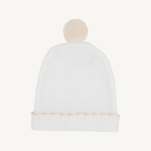 I’m Here Hat Worth Avenue White with Palmetto Pearl