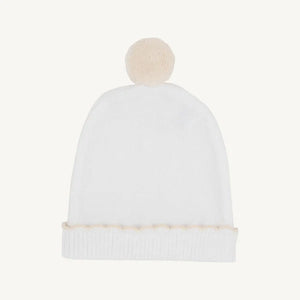 I’m Here Hat Worth Avenue White with Palmetto Pearl