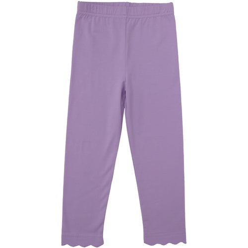 Scallop Leggings- Lavender
