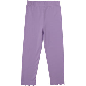 Scallop Leggings- Lavender
