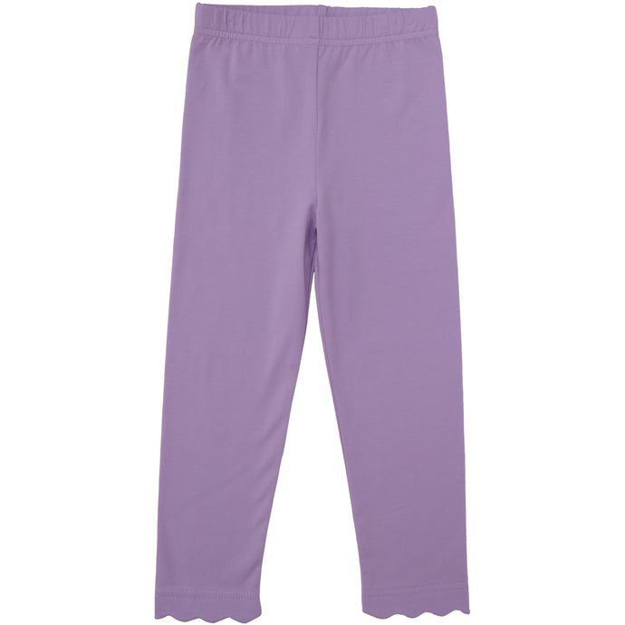 Scallop Leggings- Lavender