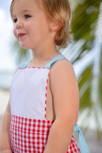 Sayre Sunsuit -Richmond Red Gingham