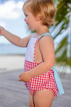 Sayre Sunsuit -Richmond Red Gingham