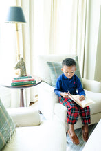 Long Sleeve Prim & Proper Polo Nantucket Navy with Richmond Red Stork