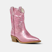Zahara Boots Pink Metallic