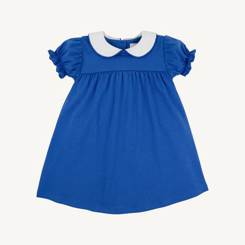 Holly Day Dress Rockefeller Royal with Worth Avenue White