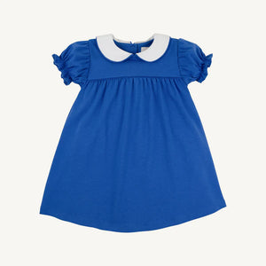 Holly Day Dress Rockefeller Royal with Worth Avenue White