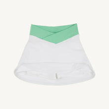 Prepletic™ Katey Cross Skort Worth Avenue White with Grace Bay Green