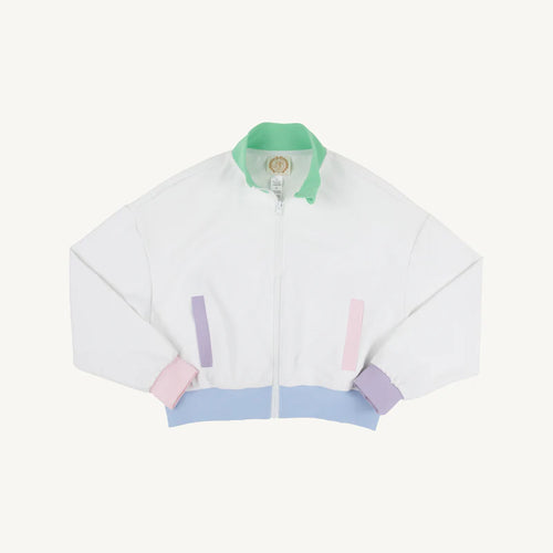 Prepletic™ Jules Jacket Worth Avenue White with Beale Street Blue, Palm Beach Pink, Grace Bay Green, & Lauderdale Lavender