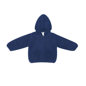 Chenille Hoodie Navy