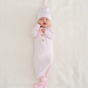 Knotted Gown Hat Set, Sakura