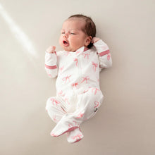 Zippered Footie in Bow