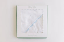 Hooded Towel – Blue Dots