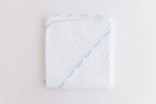 Hooded Towel – Blue Dots
