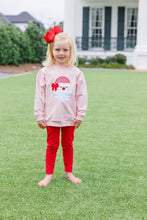 French Terry Pullover- Santa Light Pink