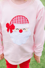 French Terry Pullover- Santa Light Pink