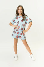 Light Blue Football Shorts