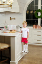 Shepherd Short Set Worth Avenue White with Richmond Red Velveteen