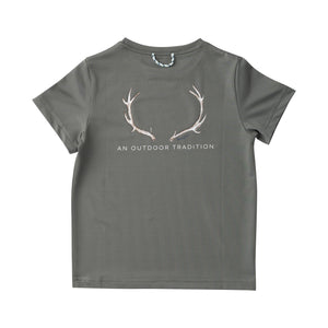 Short Sleeve Pro Performance Fishing Tee Antler
