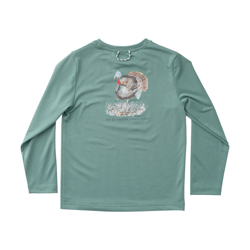 Long Sleeve Pro Performance Fishing Tee Turkey