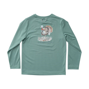 Long Sleeve Pro Performance Fishing Tee Turkey