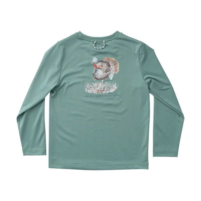 Long Sleeve Pro Performance Fishing Tee Turkey