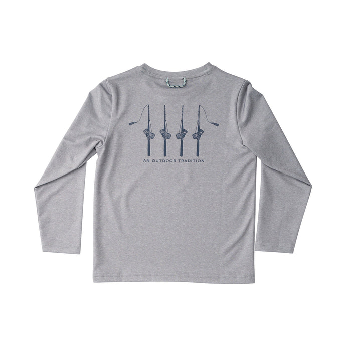 Long Sleeve Pro Performance Fishing Tee Rods