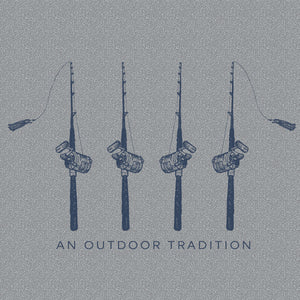 Long Sleeve Pro Performance Fishing Tee Rods