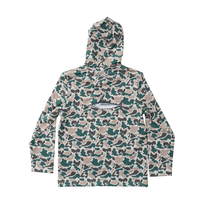 Pro Performance Hoodie Fishing Tee Camo
