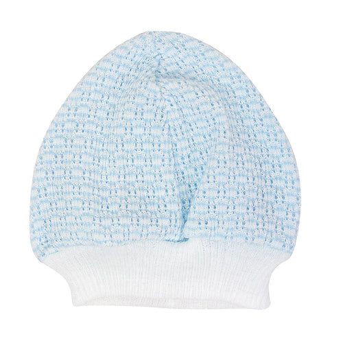 Blue Solid Color Beanie Cap #205
