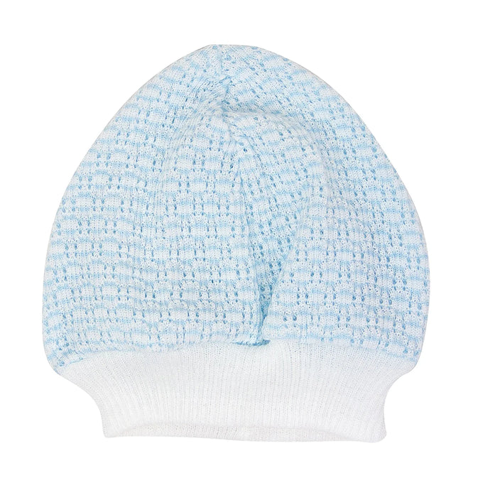 Blue Solid Color Beanie Cap #205