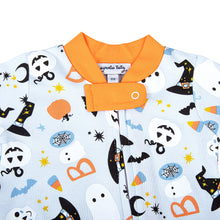 A Little Bit Batty Printed Zipper Pajama, Blue Size 18M