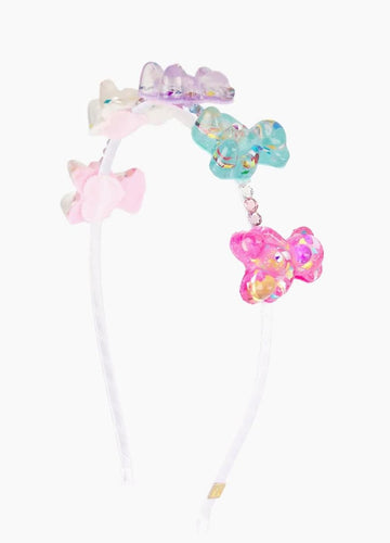 CRYSTALIZED TEDDY BEAR HALO THIN HEADBAND