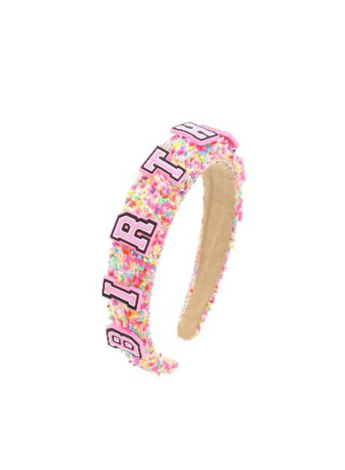 SPRINKLE BIRTHDAY CHARM HEADBAND