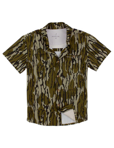 Boys Sportsman Field Shirt Mossy Oak Original Bottomland