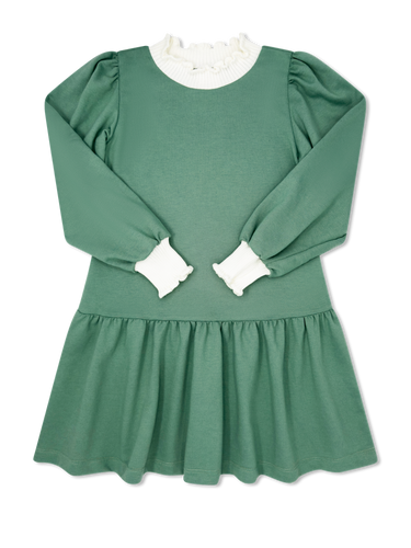 Dorothy Dropwaist Dress -
Clover Green Knit