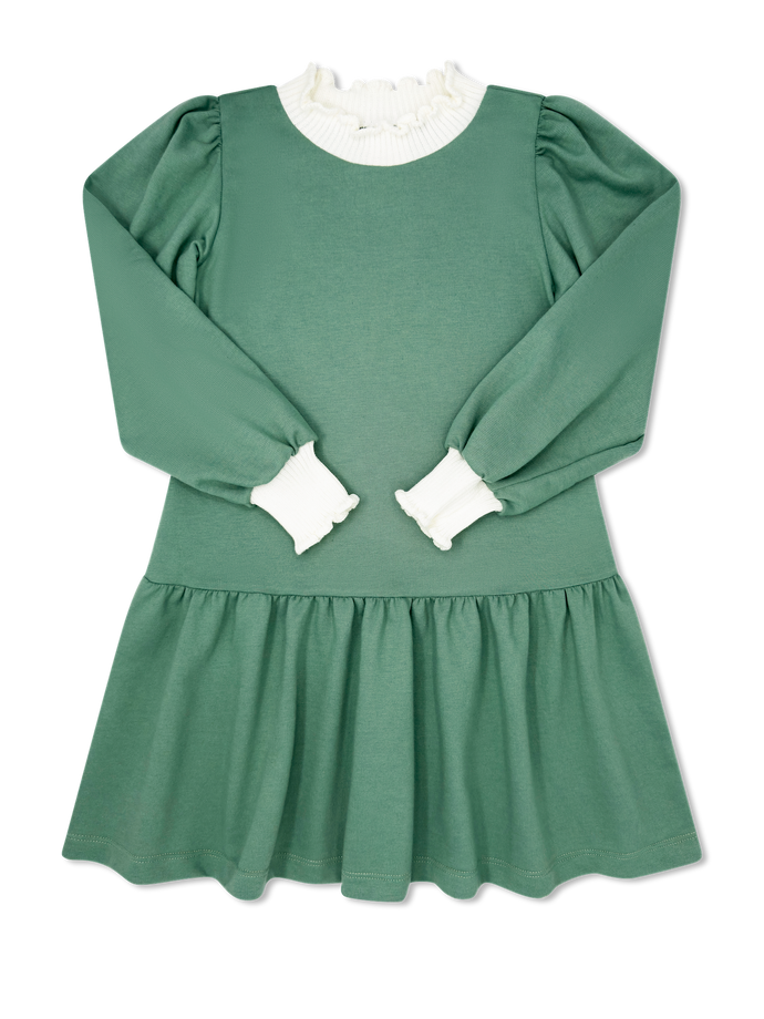 Dorothy Dropwaist Dress -
Clover Green Knit