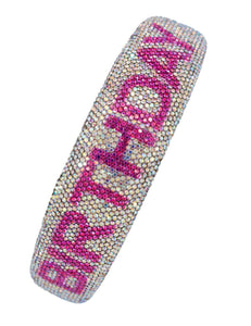 fully crystallized birthday headband