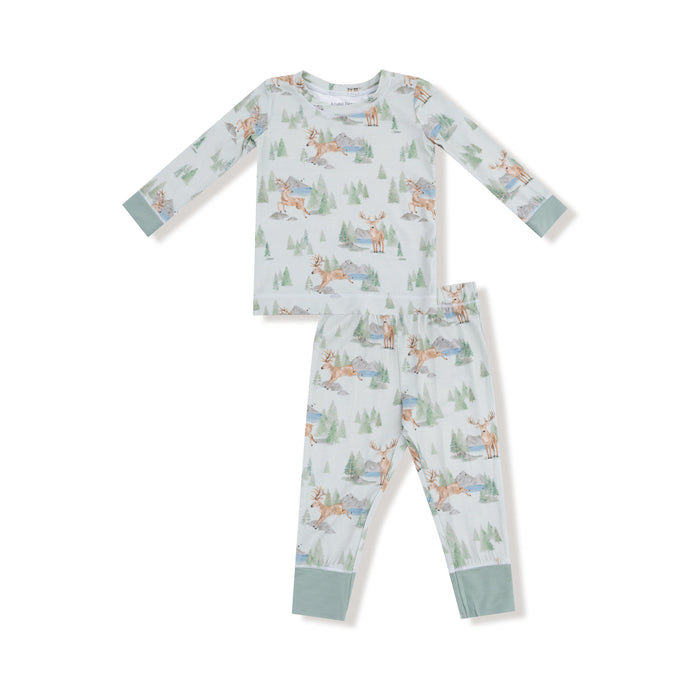 Buck Deer Long Sleeve Loungewear Set