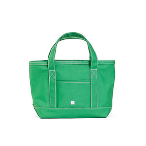 Mini Tote Coated Canvas Kelly Green